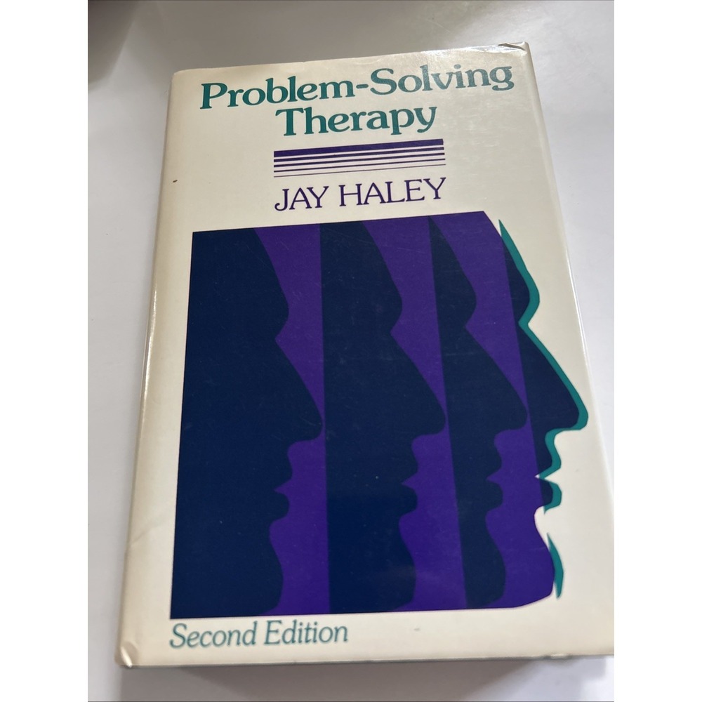 Problem Solving Therapy by Jay Haley HC/DJ 2nd Edition 2nd Print 1988